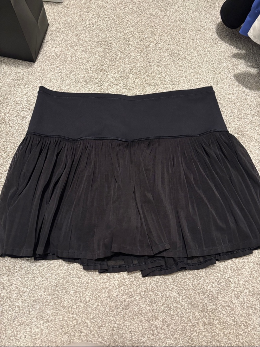 Athleta Black A-Game Mesh Skort